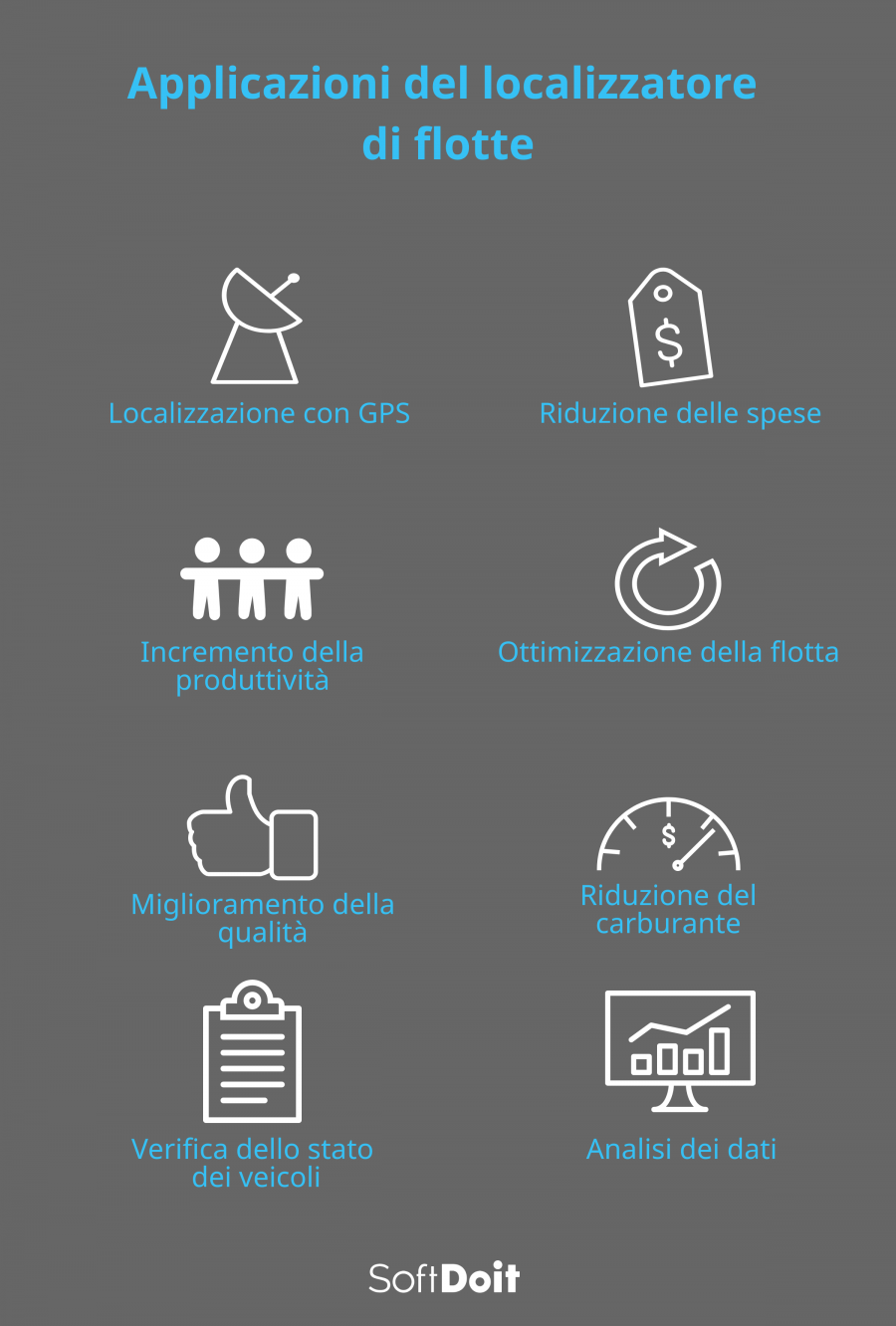 localizzatore flotte + infografica