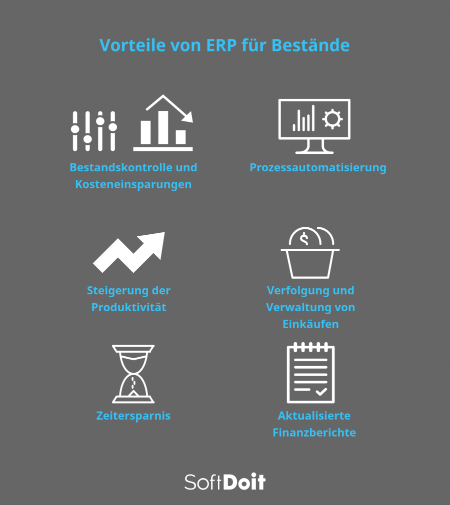Vorteile, die ein ERP für Bestände bietet