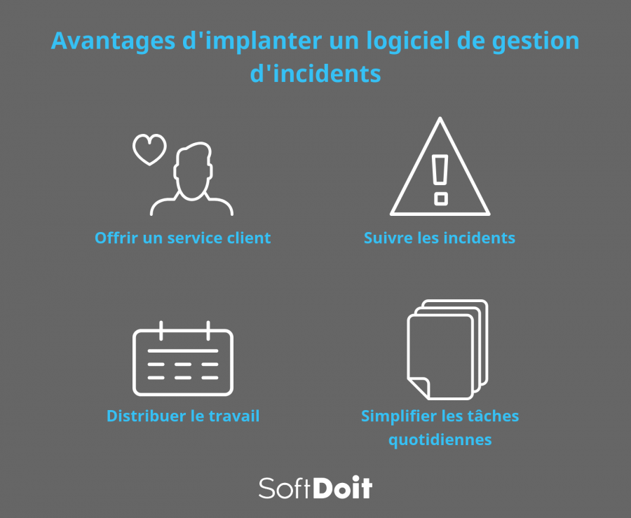Quels sont les avantages d'utiliser un outil de gestion des incidents ?