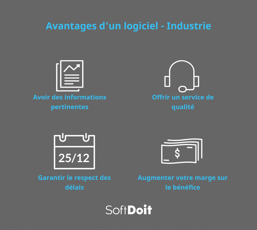Decouvrez les avantages les plus remarquables de l'utilisation d'un logiciel de gestion industrie dans votre entreprise