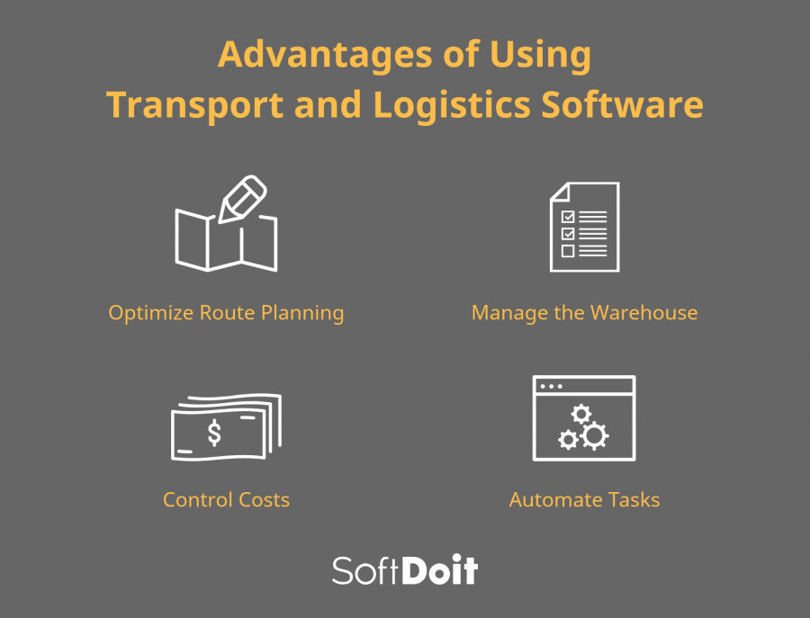 Learn about the advantages of a logistics and route management system (infographic)