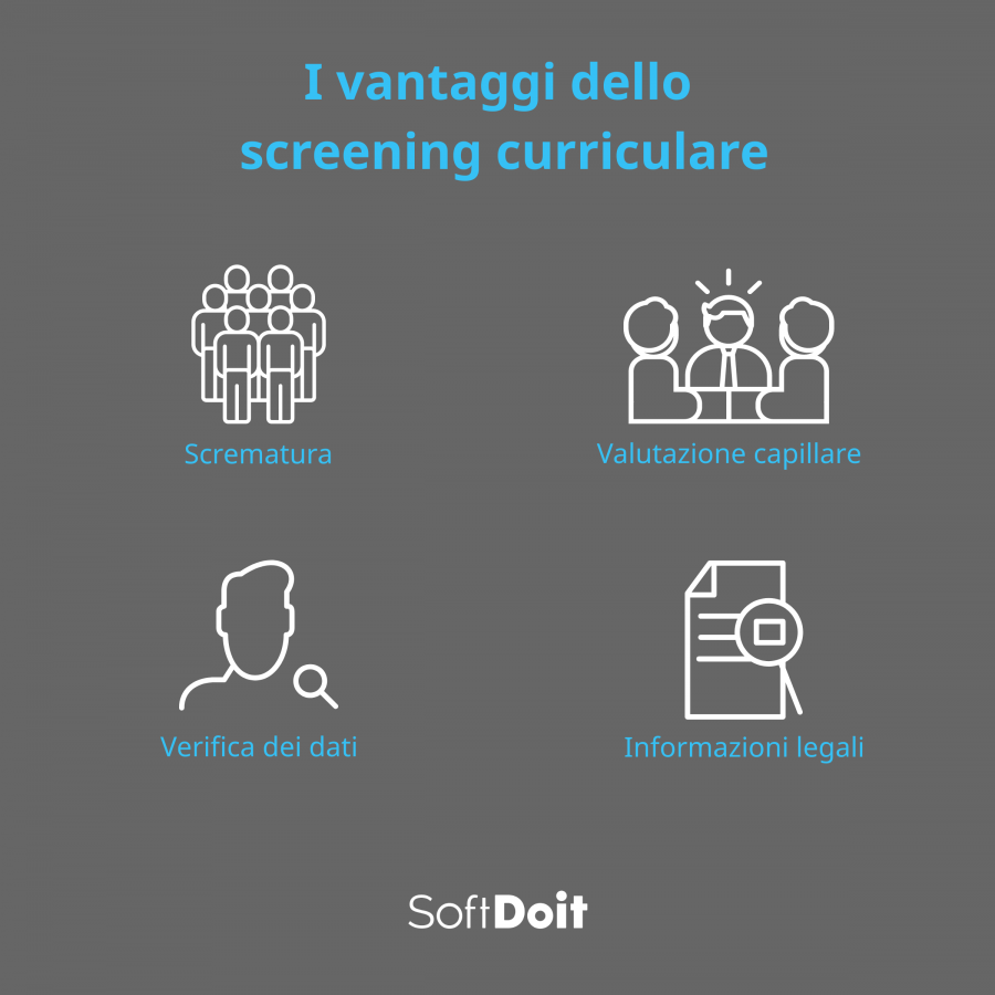 screening curricula + infografica